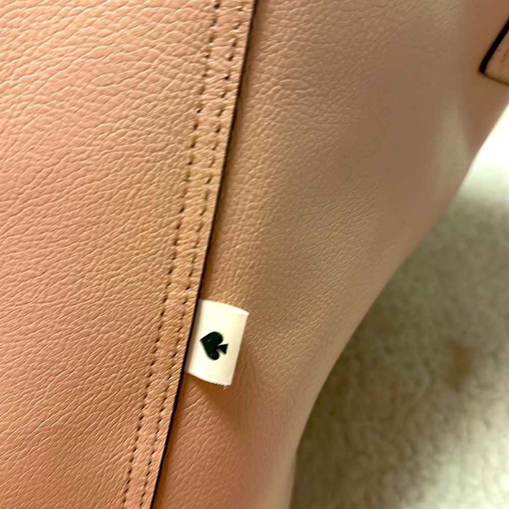 Pink Tote Bag with Dog Design Pouch - Picture 4 of 16